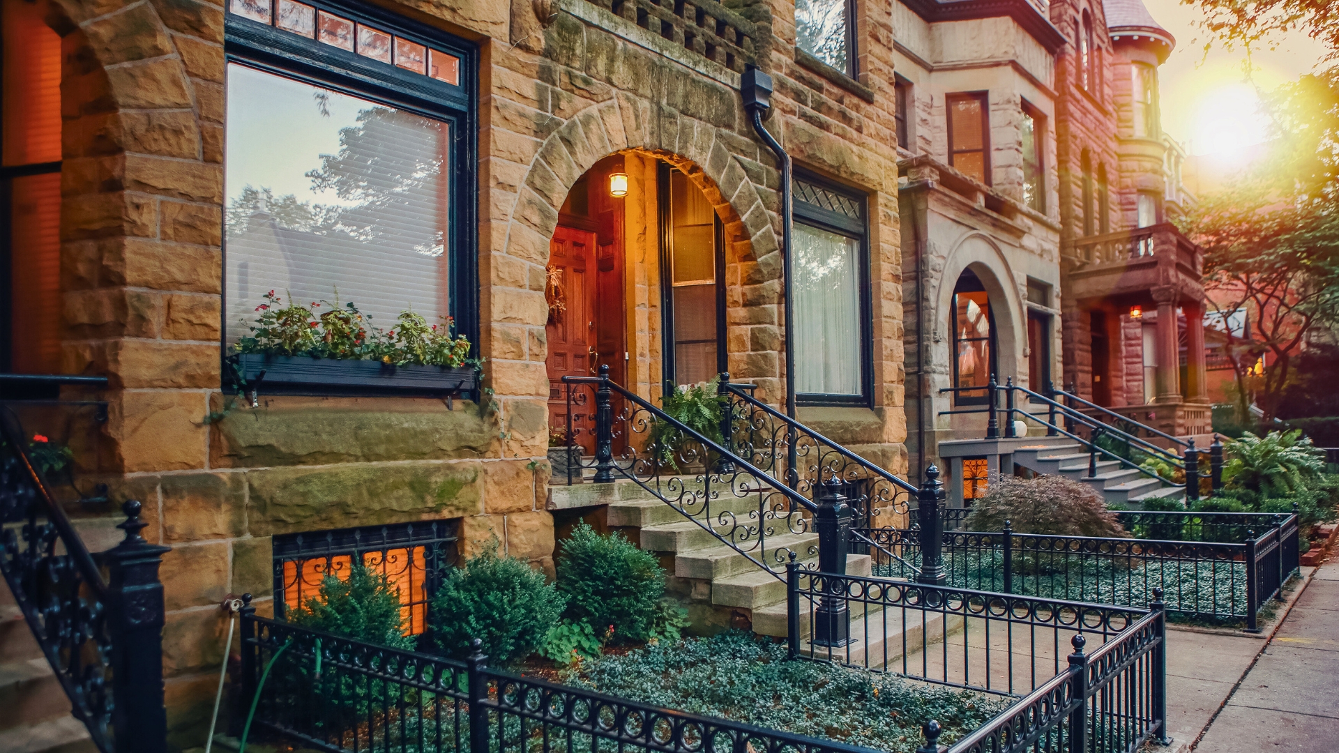 Chicago Rowhouse Neighborhood