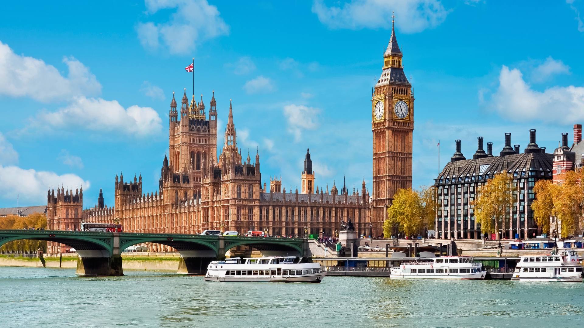 Houses of Parliament and Big Ben, London, UK