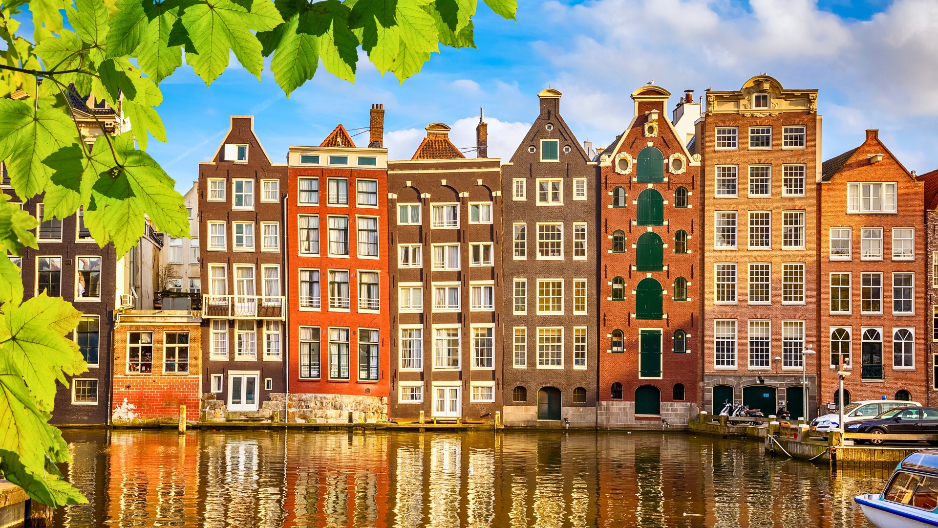 Old buildings in Amsterdam