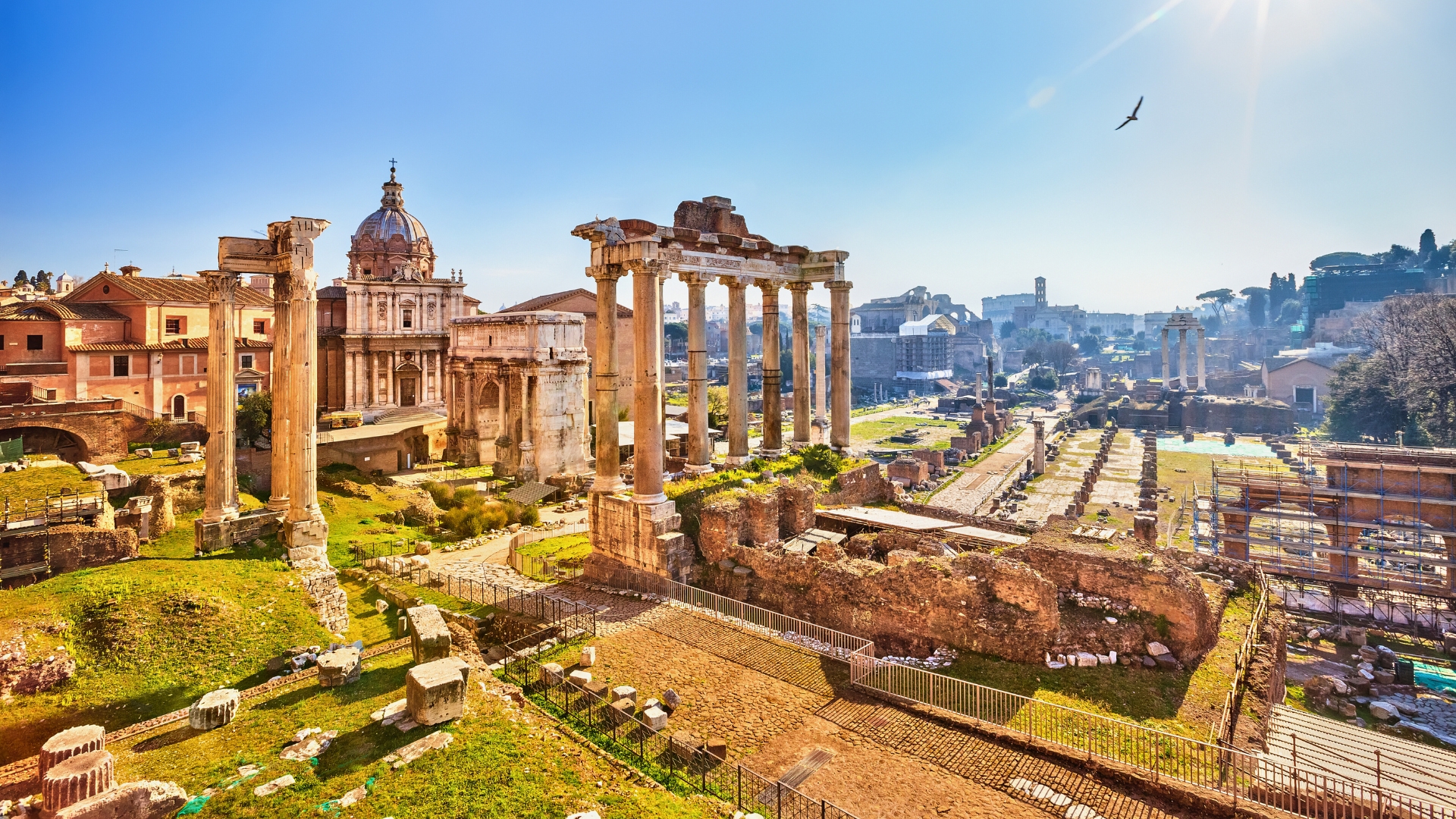 Roman ruins in Rome, Forum